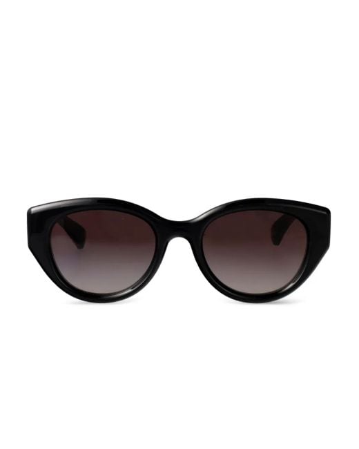 Gucci Black Cat-Eye Frame Sunglasses