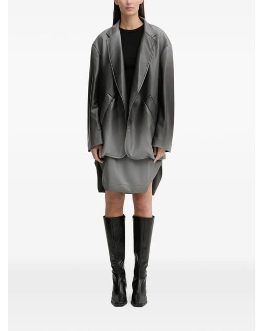 MMC Studio Gray Ombré Oversized Jacket