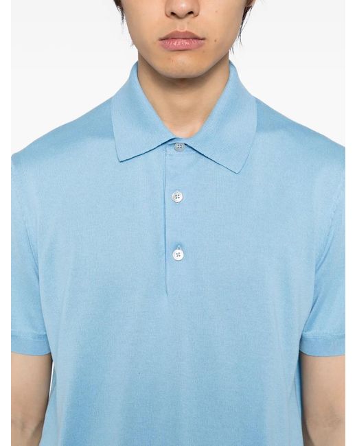 Tom Ford Blue Pure Cotton Polo for men
