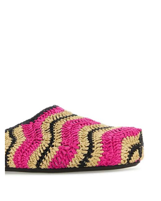 Marni Pink Slippers for men