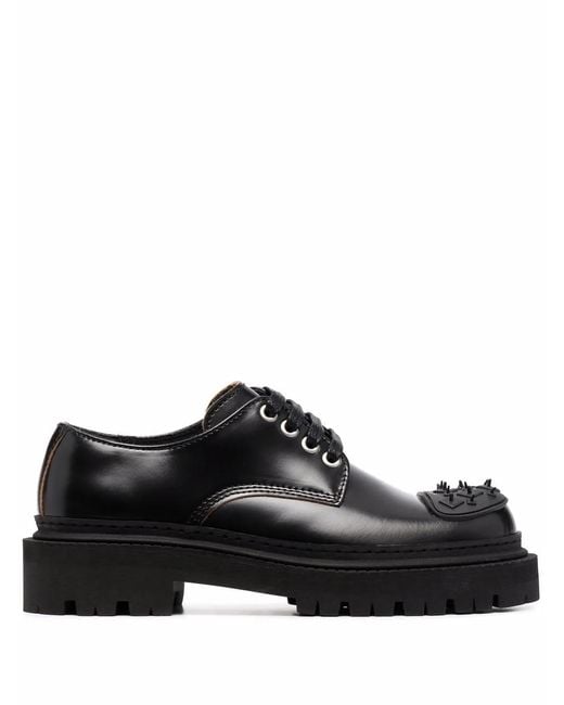 CAMPERLAB Black Eki Spike-Studded Leather Shoes