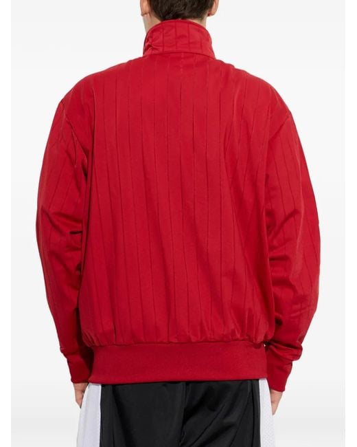 Adidas Logo-Embroidered Zip-Up Sweater for men