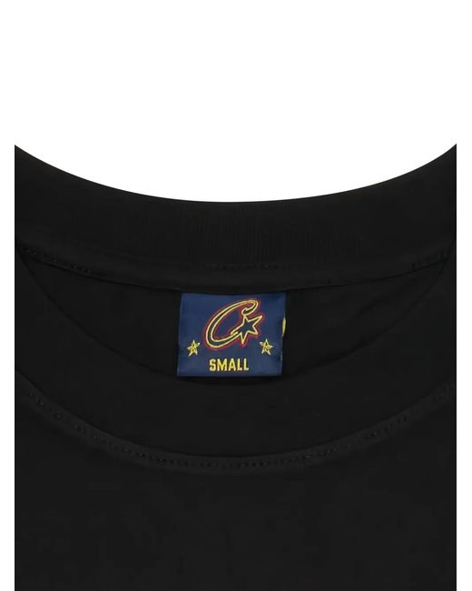 corteiz Black X Denim Tears Alcatraz T-Shirt