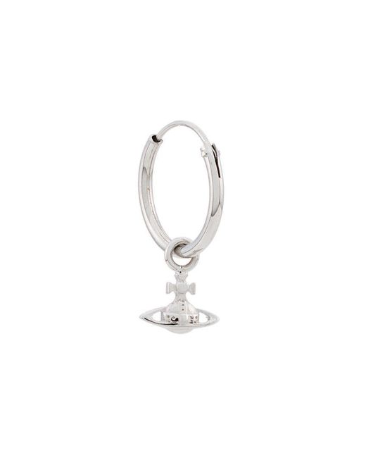 Vivienne Westwood Metallic Orb Hoop Earrings