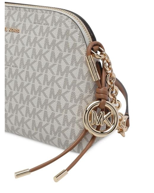 MICHAEL Michael Kors Gray Petit Sac Porté Épaule Freddie À Logo Imprimé
