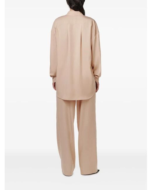 ANNAFOXY Natural Pocketed Shirt