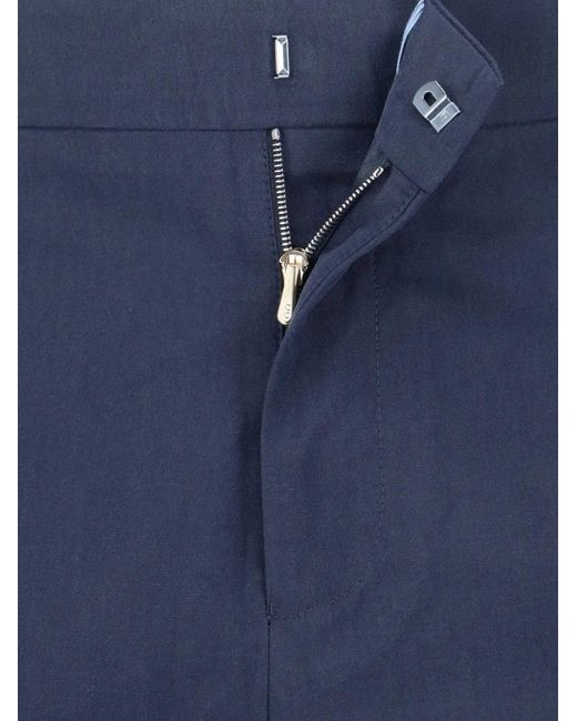 Paul Smith Blue Zip Bermuda Shorts for men