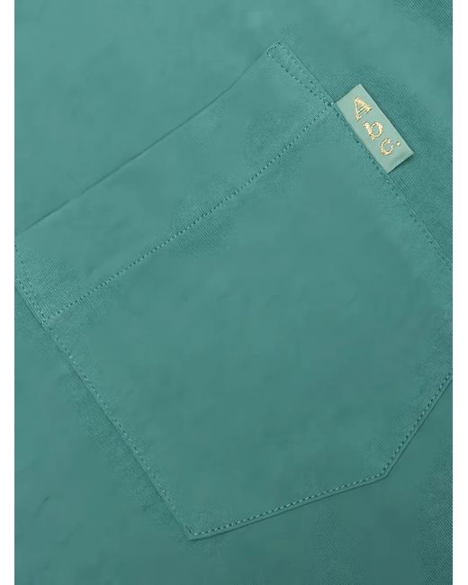 Advisory Board Crystals T-Shirt Met Opgestikte Zak En Korte Mouwen in het Green voor heren