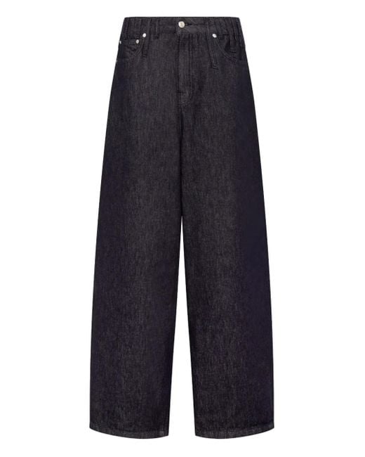 Moschino Blue Wide-Leg Jeans