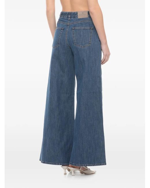 Panicale Blue Flared Jeans
