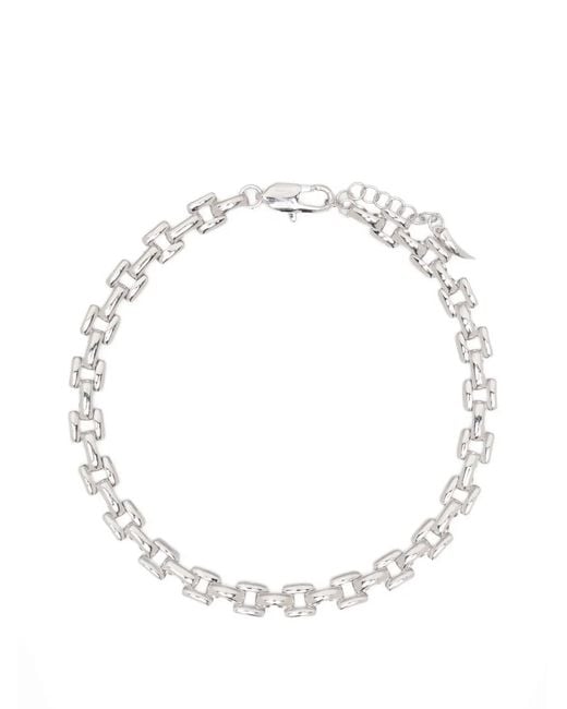 Missoma White Timepiece Link-Chain Bracelet