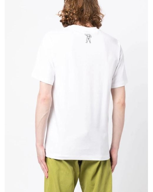 T-Shirt Con Stampa di BBCICECREAM in White da Uomo