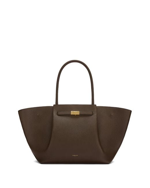DeMellier London Brown Large The New York Leather Tote Bag