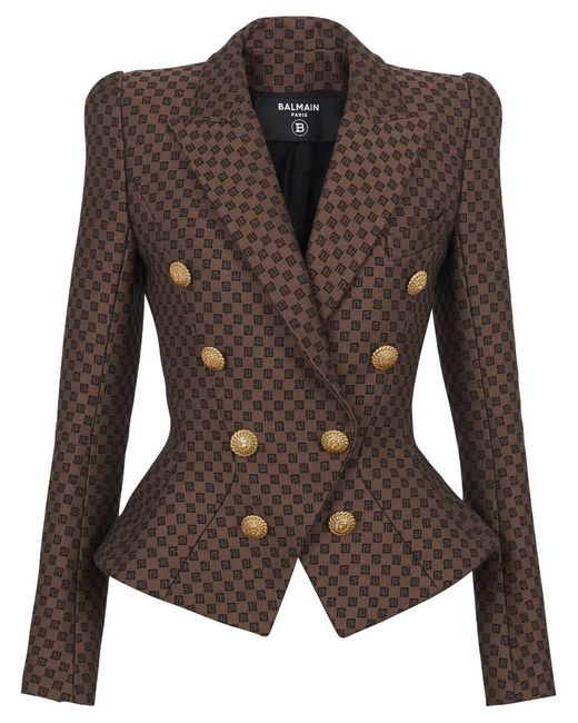 Blazers Balmain de color Brown