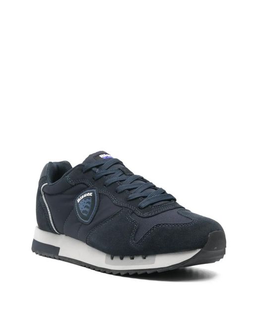Blauer Blue Logo-Patch Low-Top Sneakers for men