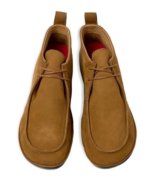 Stivali Stringati di Camper in Brown