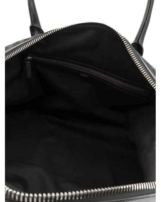 Tom Ford Black Buckley Suede Holdall for men