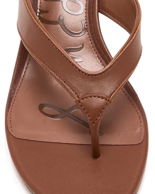 Sam Edelman Brown Amie Leather Sandals