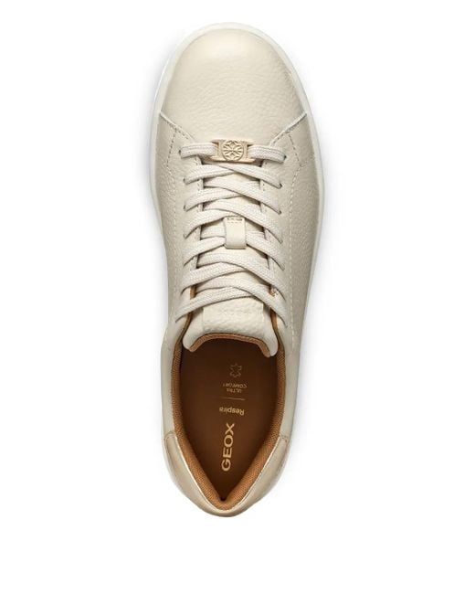 Geox White Spherica Ecub-1 Sneakers