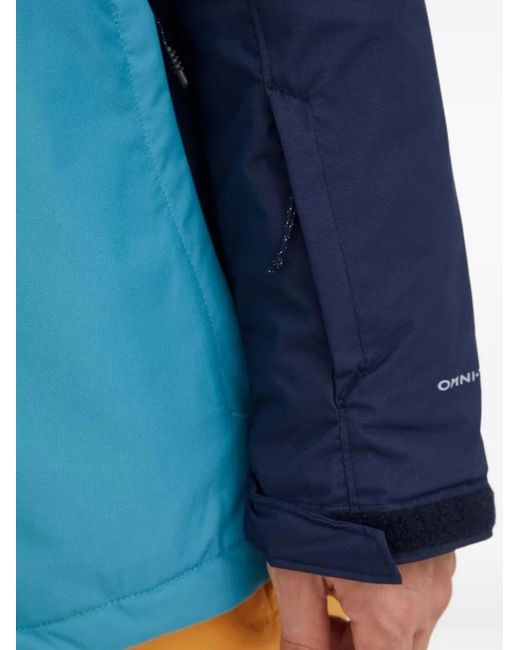 Columbia Blue Colour-Blocked Ski Jacket for men
