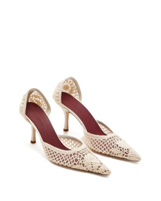Magda Butrym Natural 115Mm Crochet Pumps