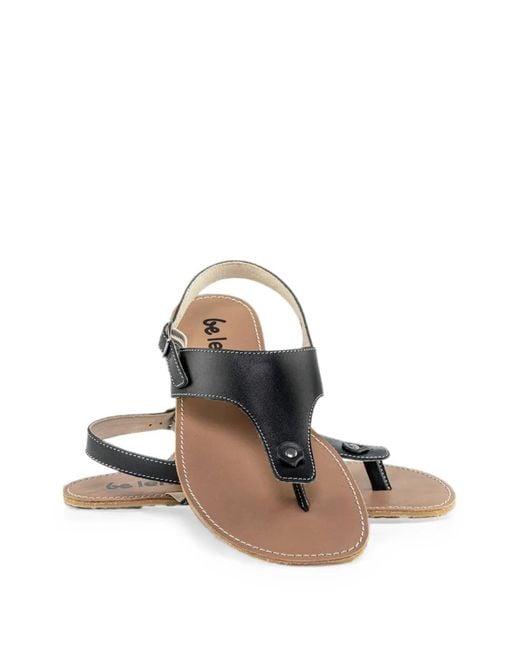 Be Lenka Black Buckle-Fastening Sandals