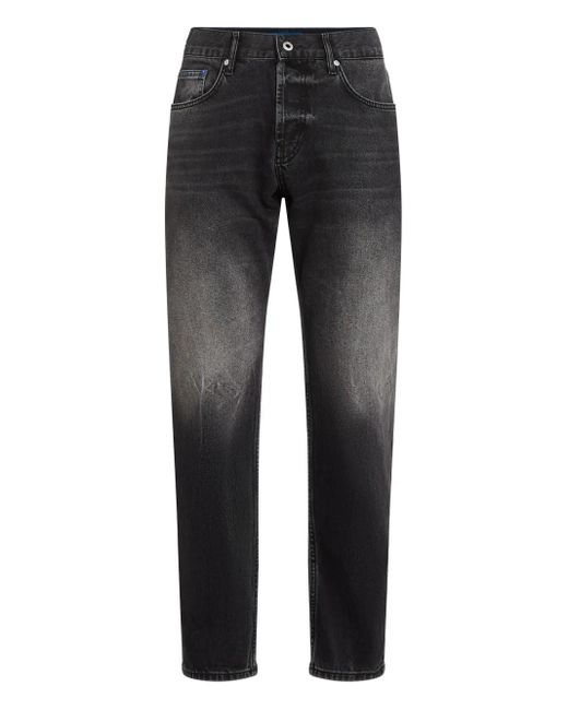 Karl Lagerfeld Black Tapered Jeans for men