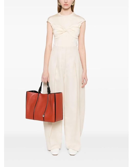 Jacquemus Le Pantalon Ovalo Trousers in White | Lyst