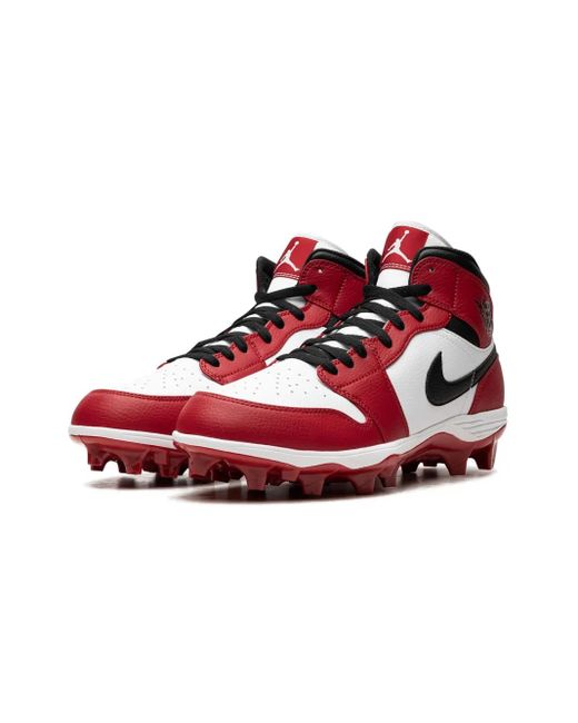 Nike Red Air 1 Mid "Chicago" Baseball Cleats for men