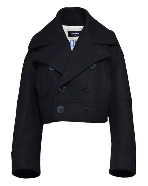 DSquared² Double-breasted Jacket Blue