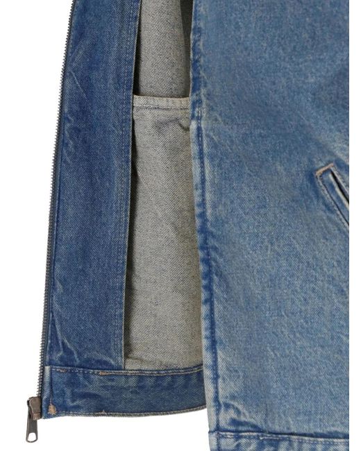 Dickies Blue Corduroy-Collar Denim Jacket for men
