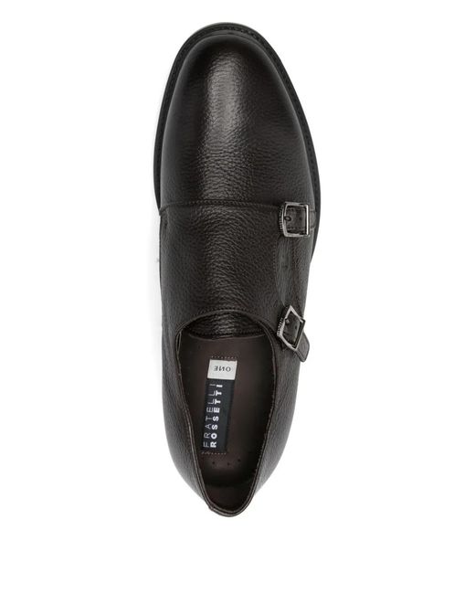 メンズ Fratelli Rossetti モンクストラップ シューズ Black