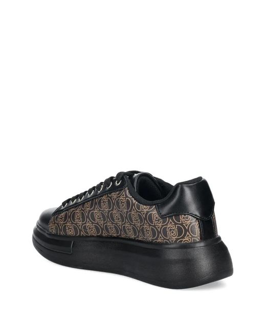Liu Jo Black Logo-Print Sneakers