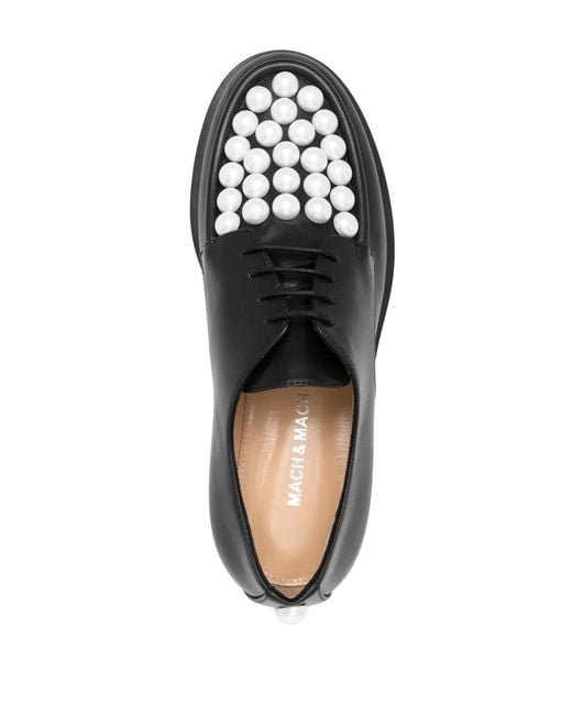 Mach & Mach Black Sirene Loafers