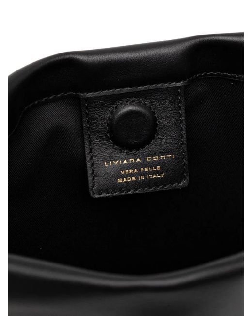 Liviana Conti ロゴ ハンドバッグ ブラック | Lyst