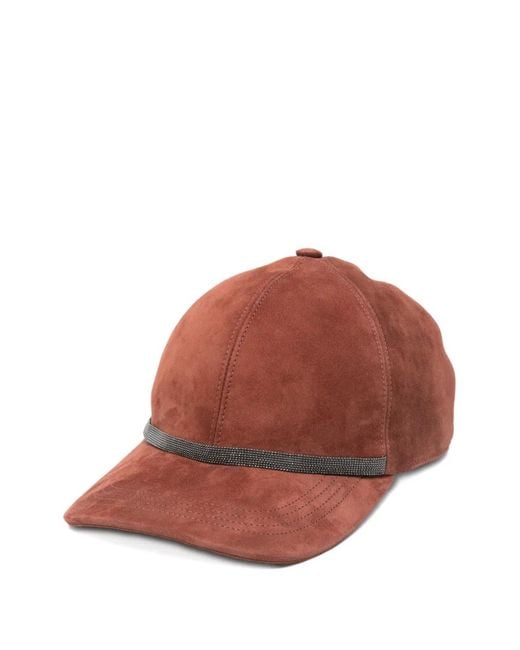 Cappello Da Baseball di Brunello Cucinelli in Brown