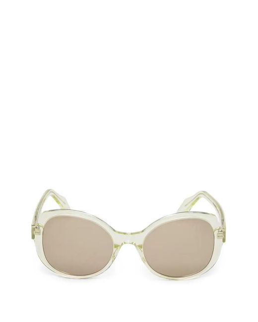 Pinko Natural Round-Frame Sunglasses