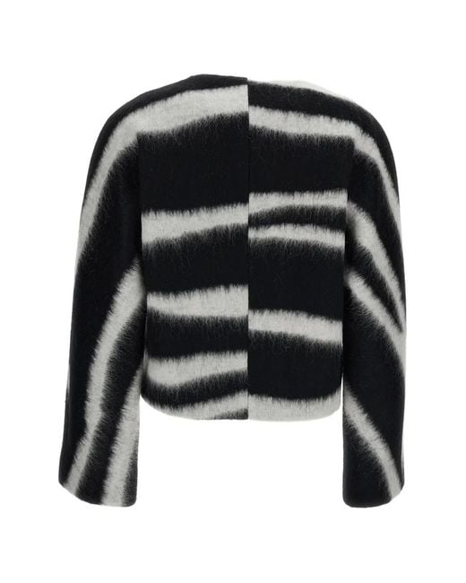 Irie Black Horizontal-Stripe Jacket