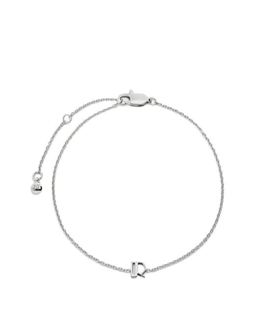Monica Vinader Metallic Initial R Chain Bracelet