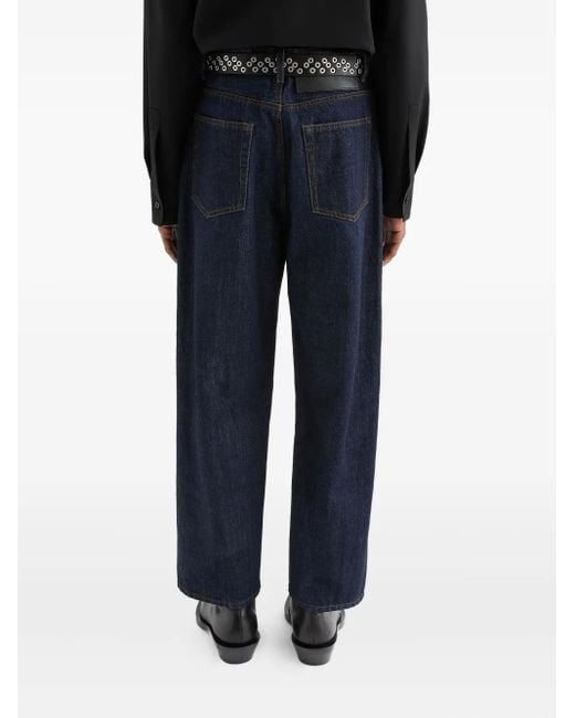 Jil Sander Jeans Mit Logo-Patch in Blue für Herren