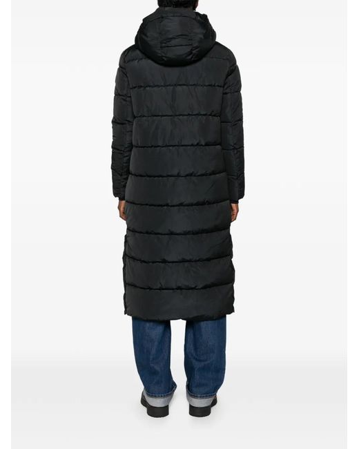 SERGIO MORETTI FIRENZE Black Hooded Padded Coat