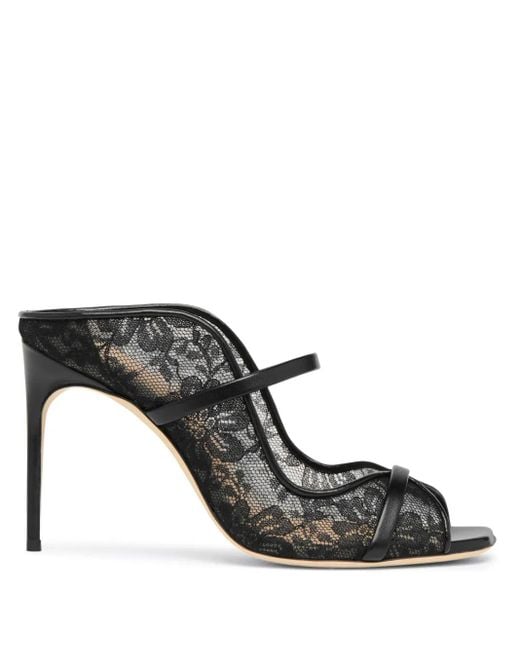 Malone Souliers Black 90Mm Noah Sandals