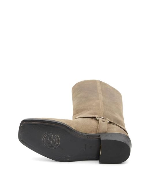 Golden Goose Deluxe Brand Brown Biker Leather Boots