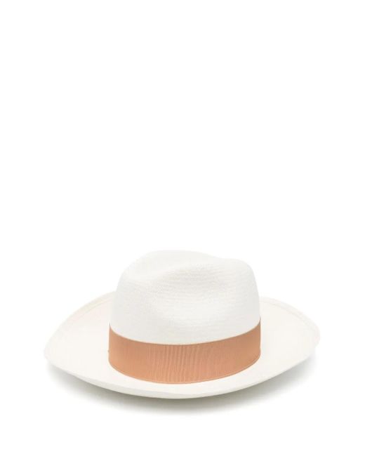 メンズ Borsalino Juliet パナマハット White