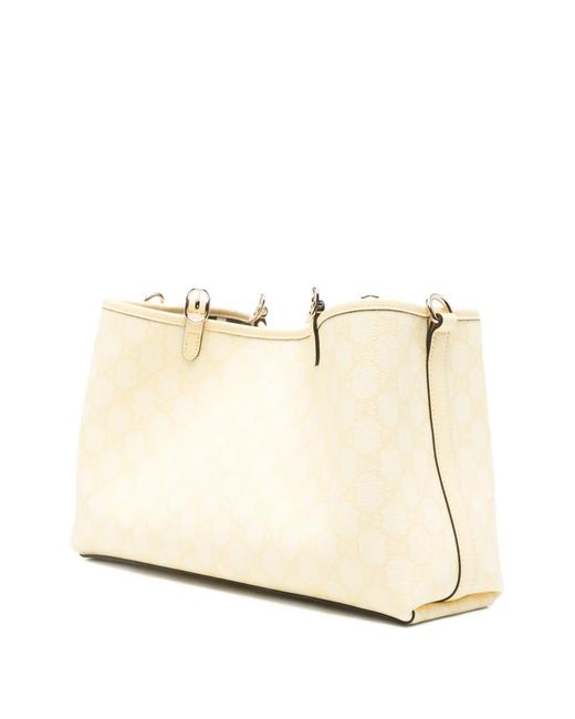 Gucci Natural Monogram-Pattern Tote Bag