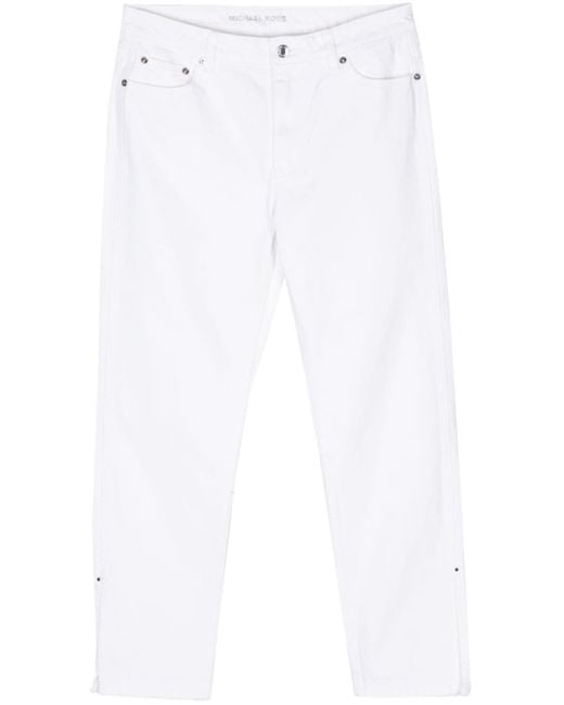 MICHAEL Michael Kors White Cropped-Jeans