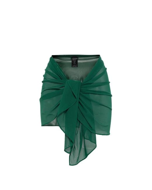 Fisico Green Sheer-Finish Pareo