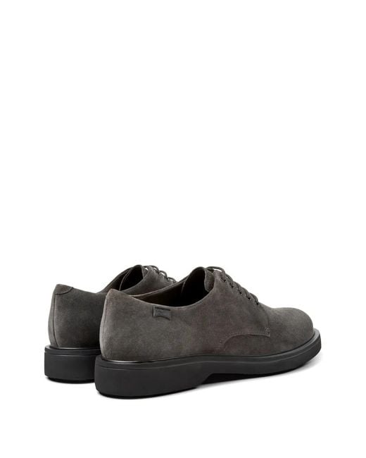 Camper Black Norman Suede Lace-Up Shoes for men