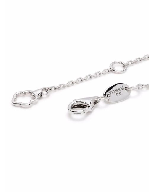YEPREM Metallic 18Kt Diamond Pendant Necklace