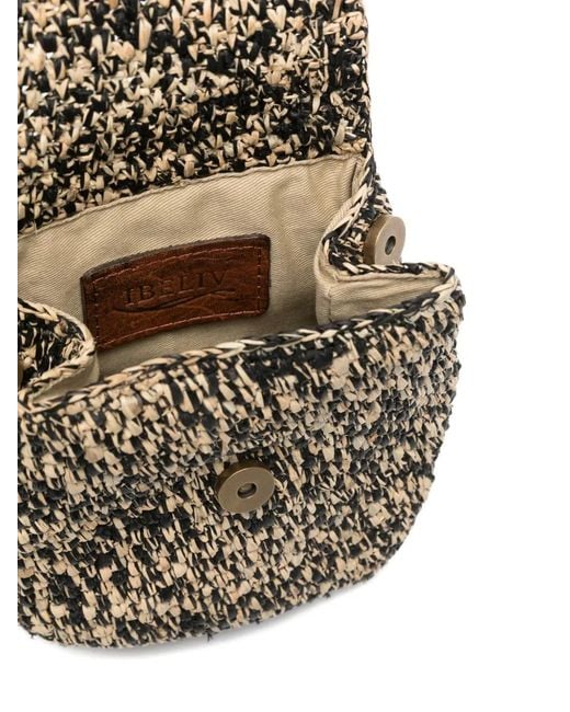 IBELIV White Zaz Woven Mini Bag